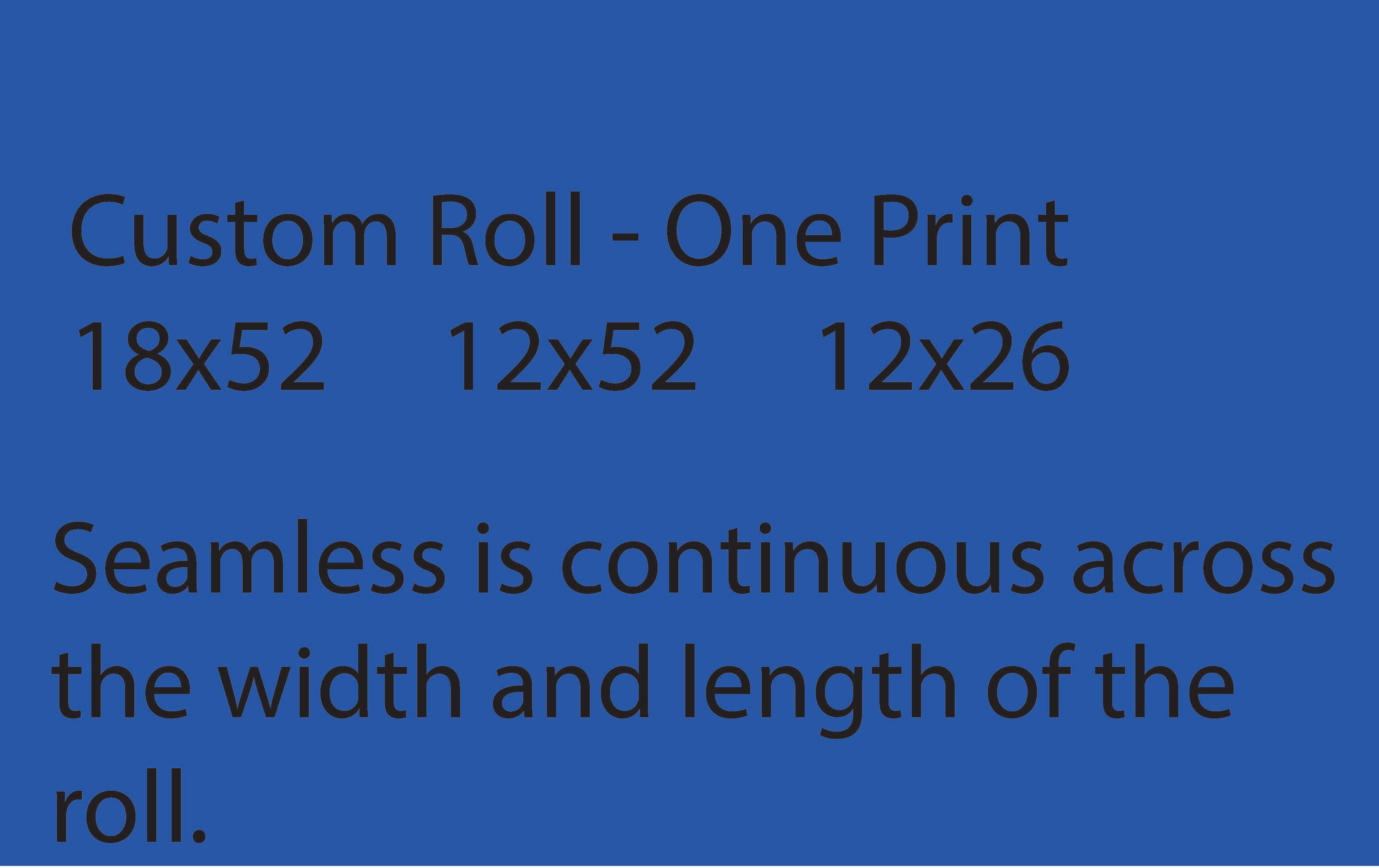 Custom Marine Vinyl/Faux Leather - Single Print Roll