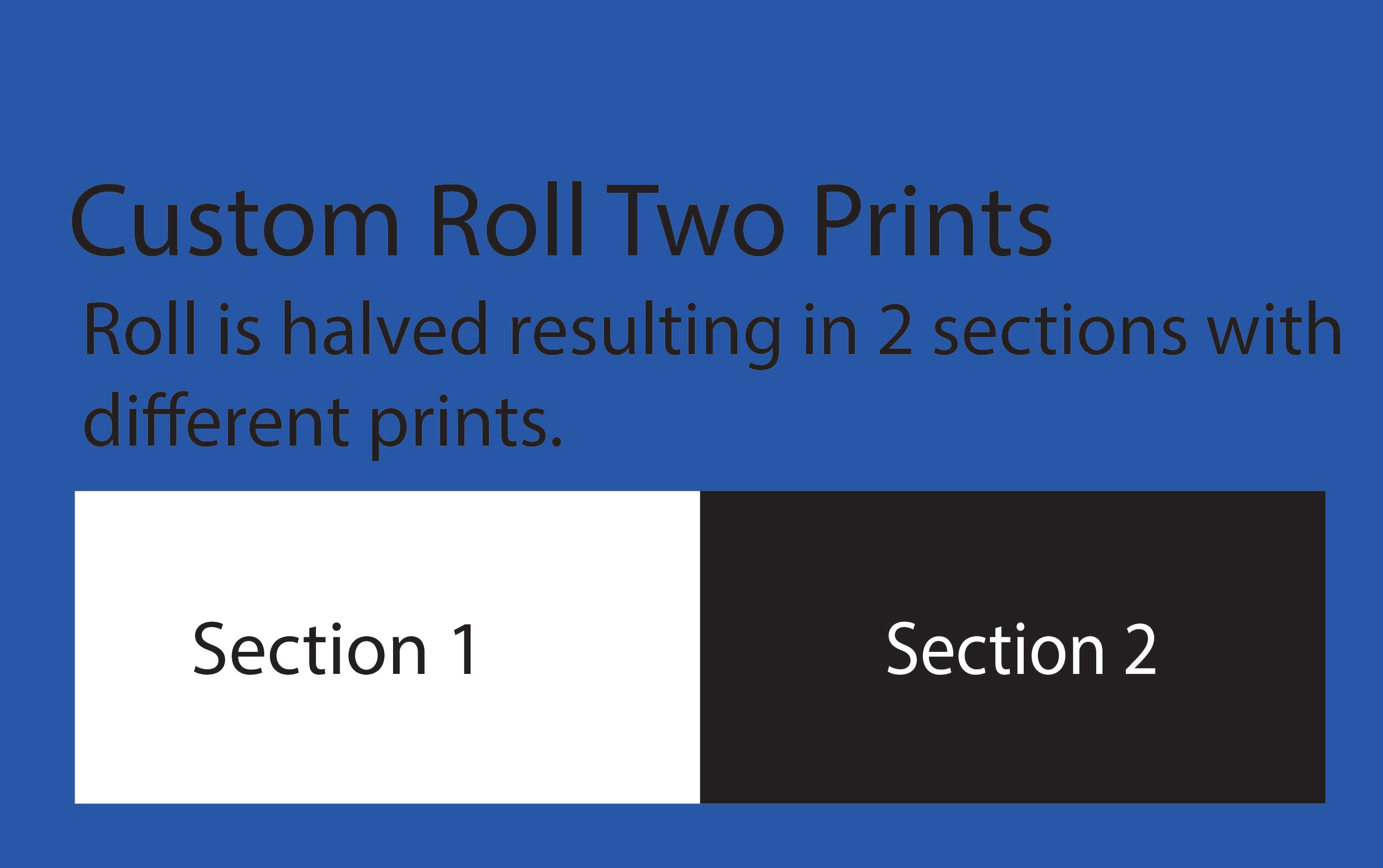 Custom Marine Vinyl/Faux Leather - Two Print Roll