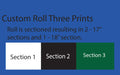 Custom Marine Vinyl/Faux Leather - Three Print Roll