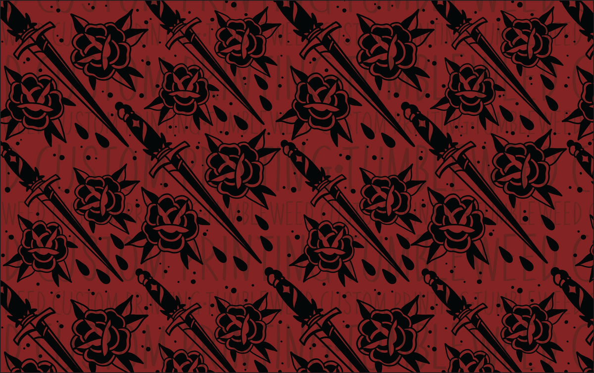 A Ketchum Designs - Dungeon Crawler Carl - Desperado Maroon Coordinate