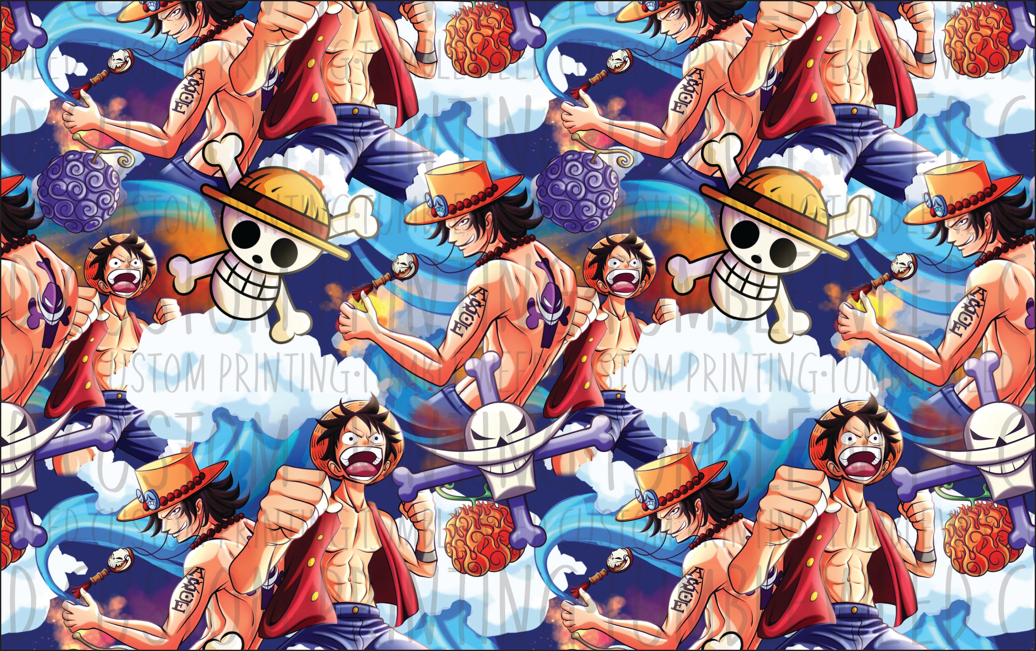 A Ketchum Designs - Pirate Pals - Fire Fist and Straw Hat