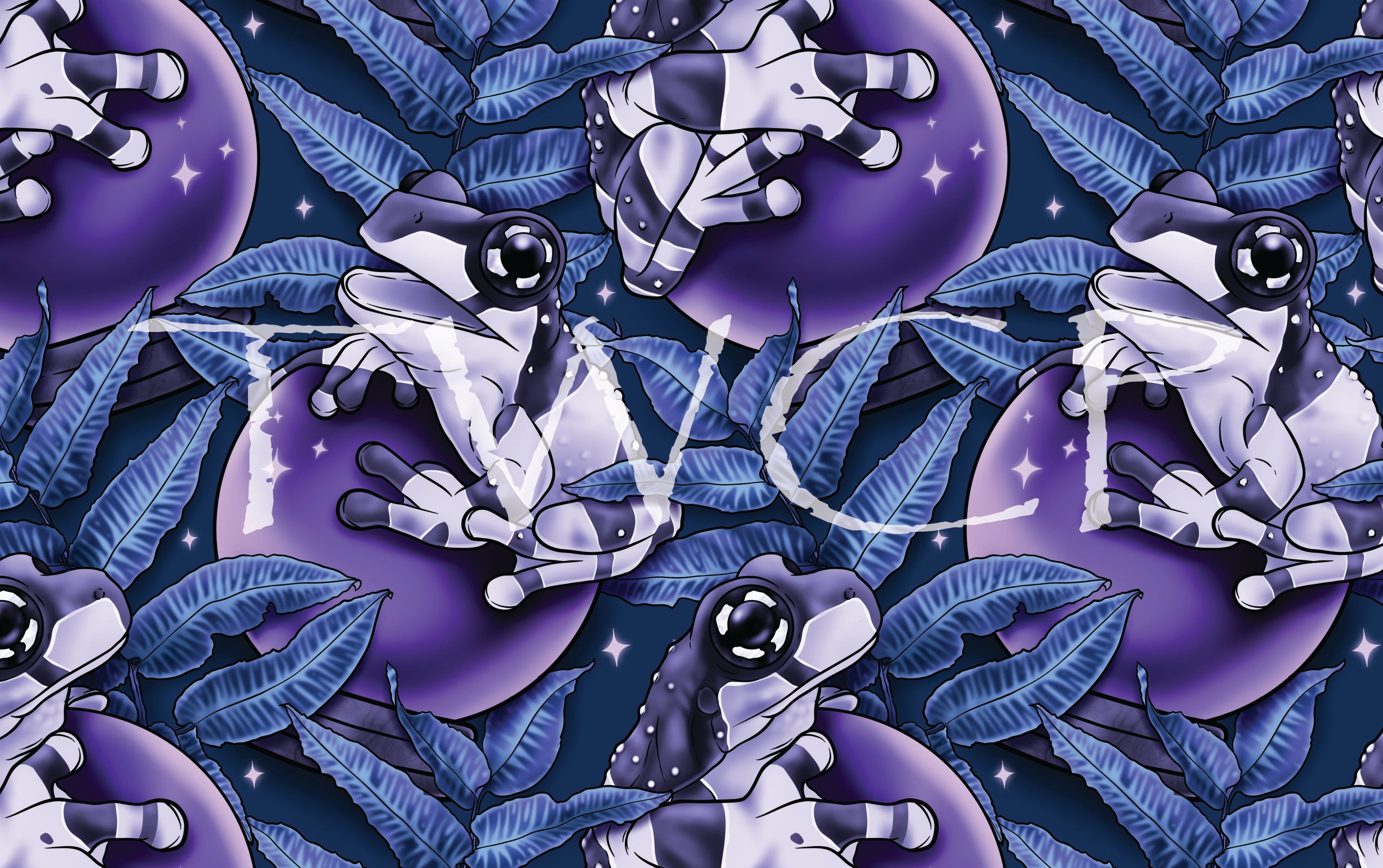 Anima Defessus - Hextober 2025 Day 24 - Frogs Purple