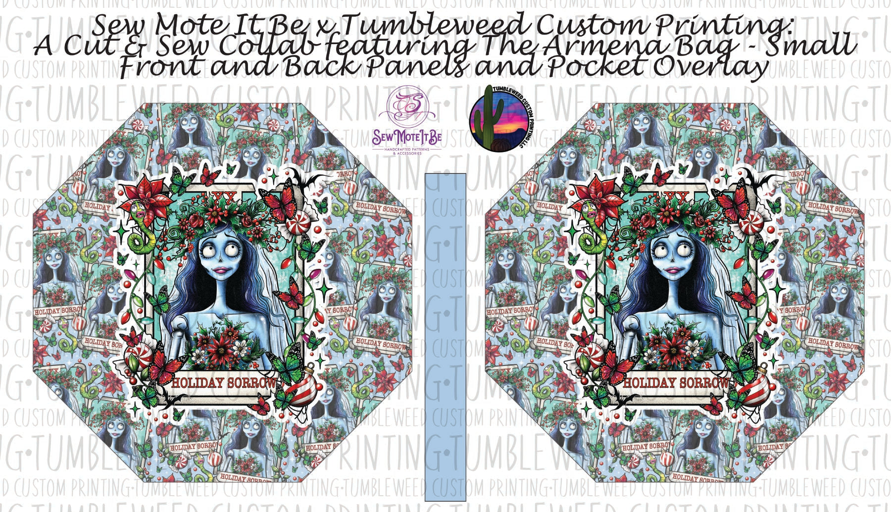 Sew Mote It Be - Armena Octagon Bag - The Holiday Sorrow