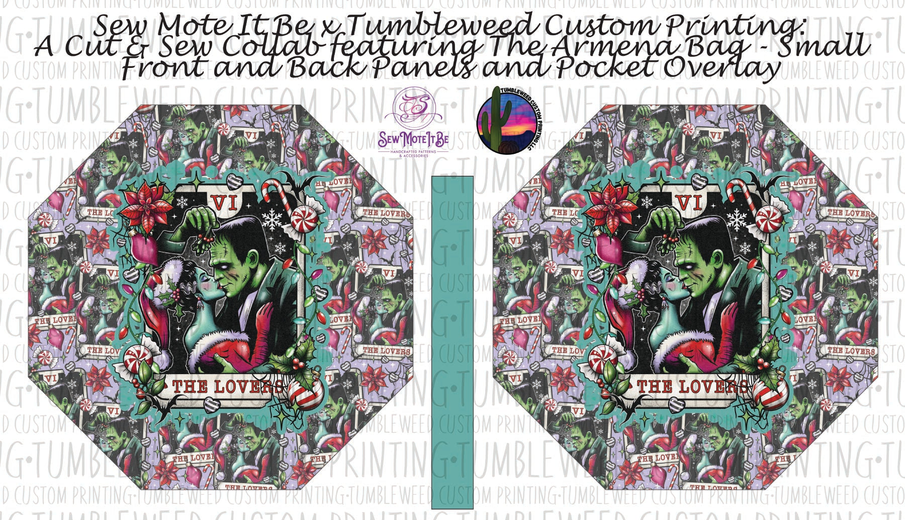 Sew Mote It Be - Armena Octagon Bag - The Lovers