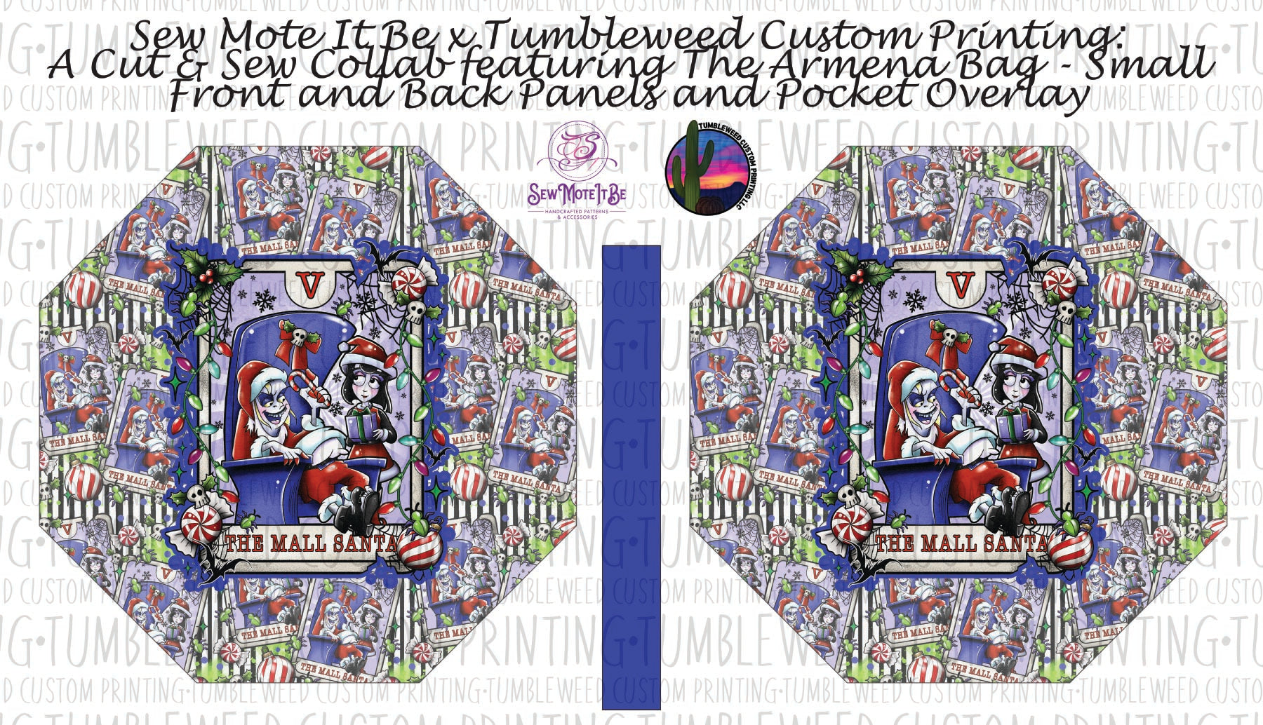 Sew Mote It Be - Armena Octagon Bag - The Mall Santa