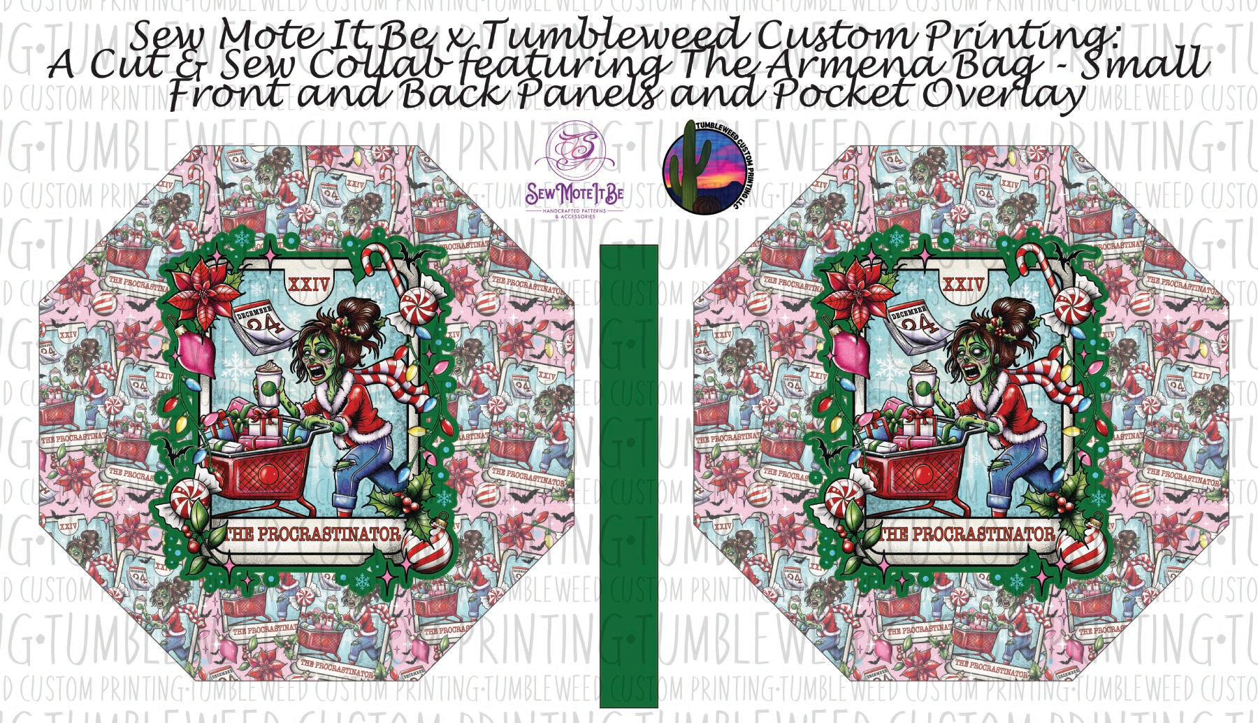 Sew Mote It Be - Armena Octagon Bag - The Procrastinator