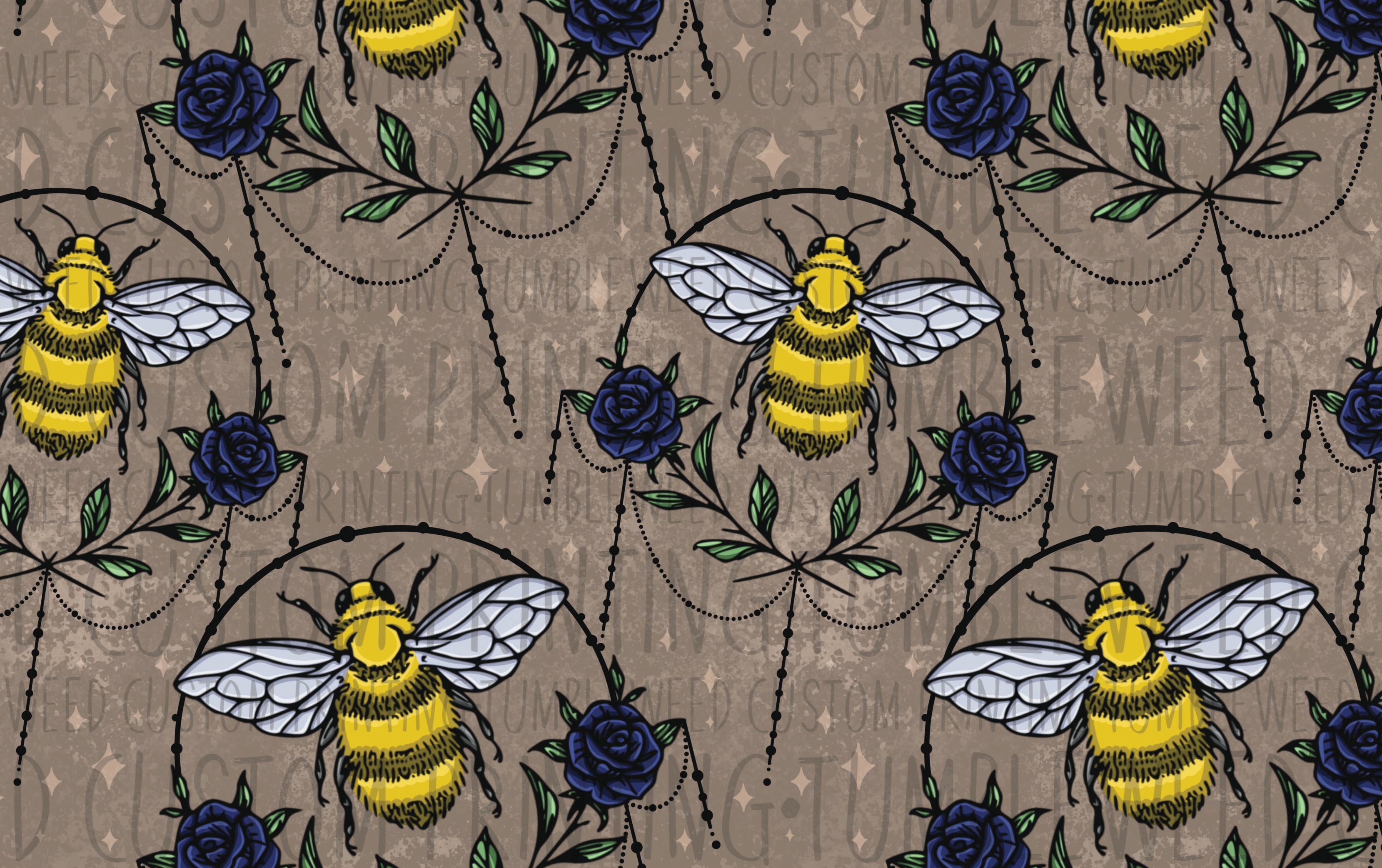 Drop Dead Red Designs - Bees Have Courage V2
