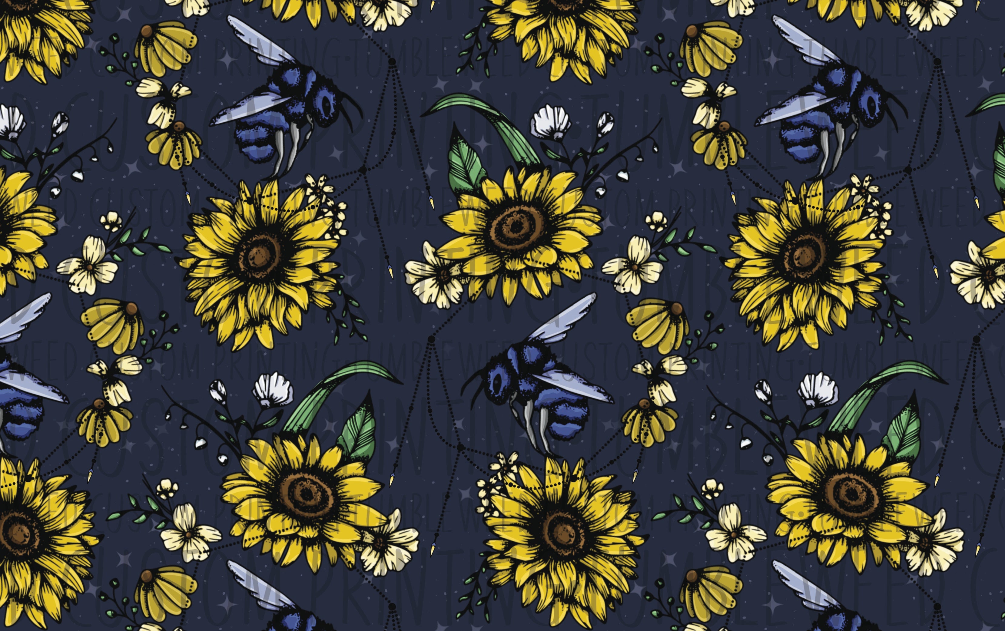 Drop Dead Red Designs - Bees & Sunflowers