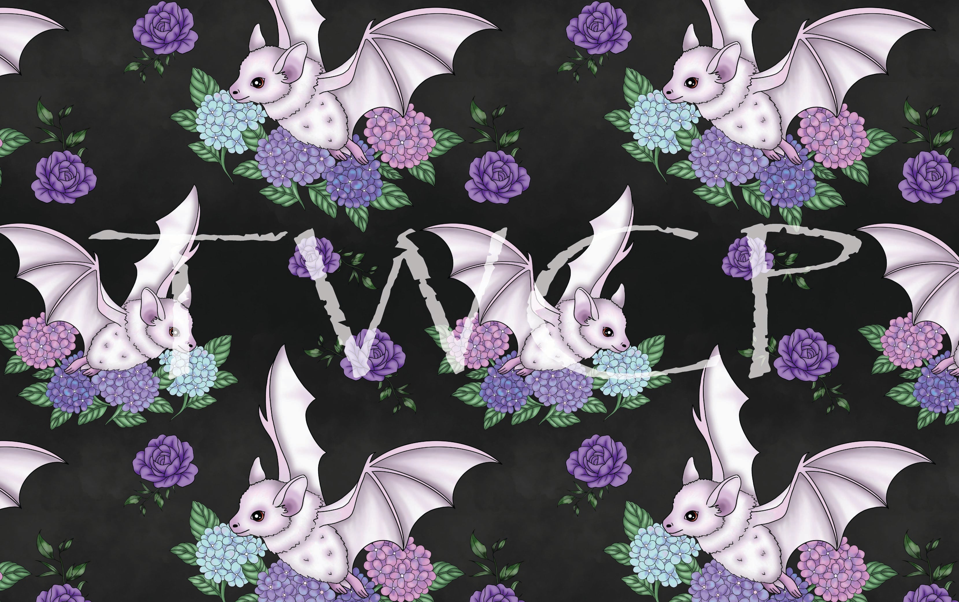Cauldron & Quill - Albino Bat Dark Grey