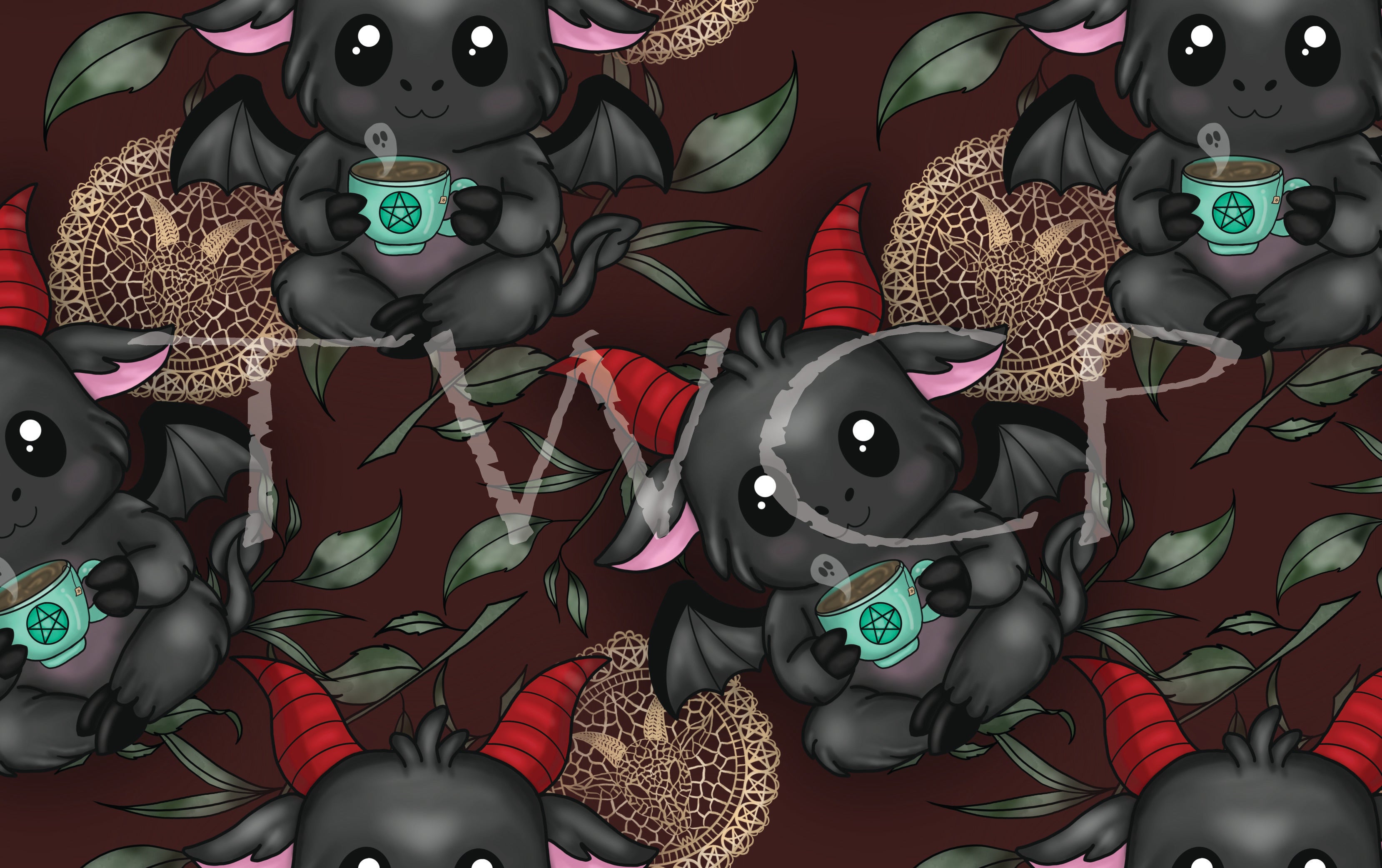 Cauldron & Quill - Baphy Tea Red