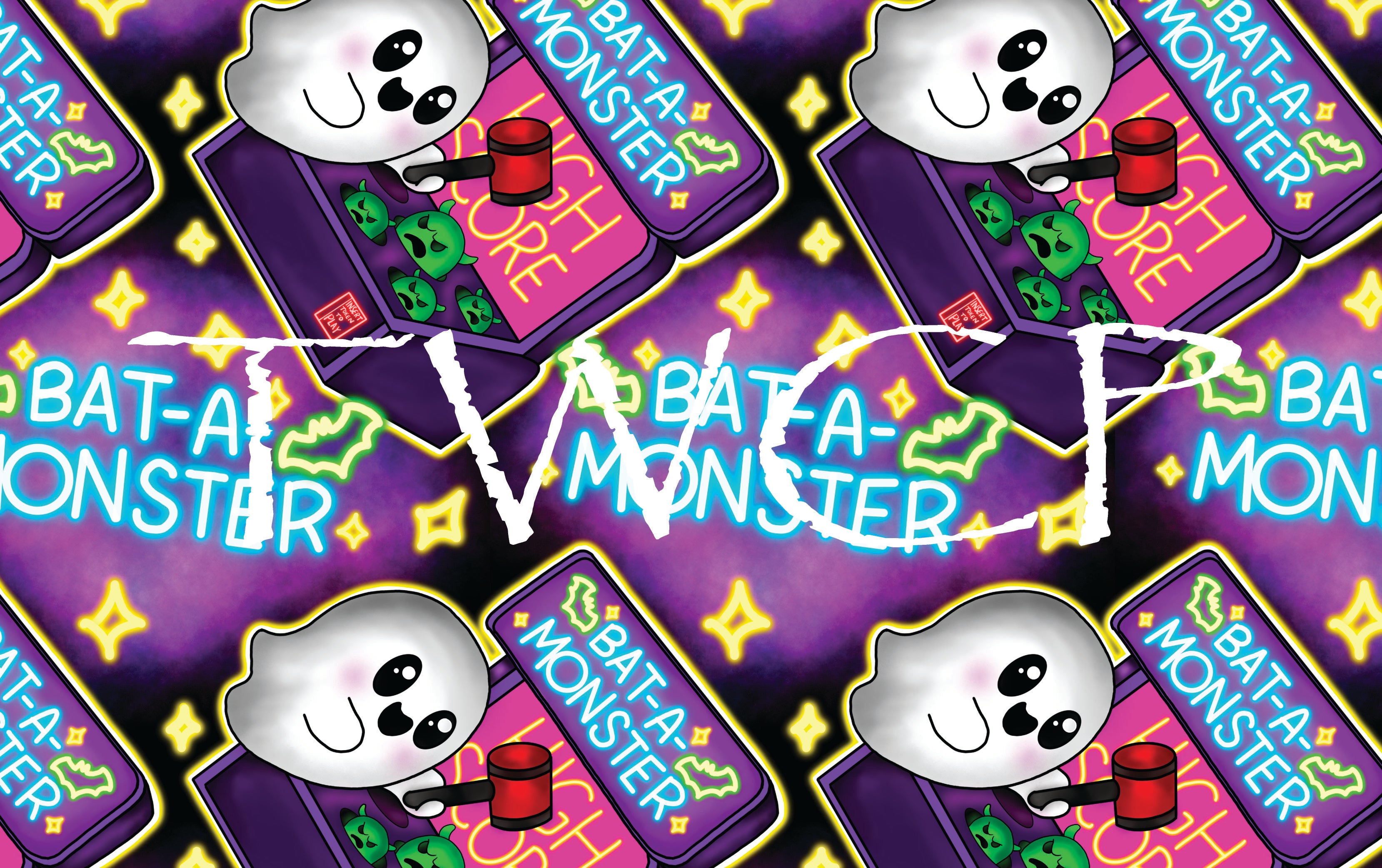 Cauldron & Quill - Bat-A-Monster Black Glow
