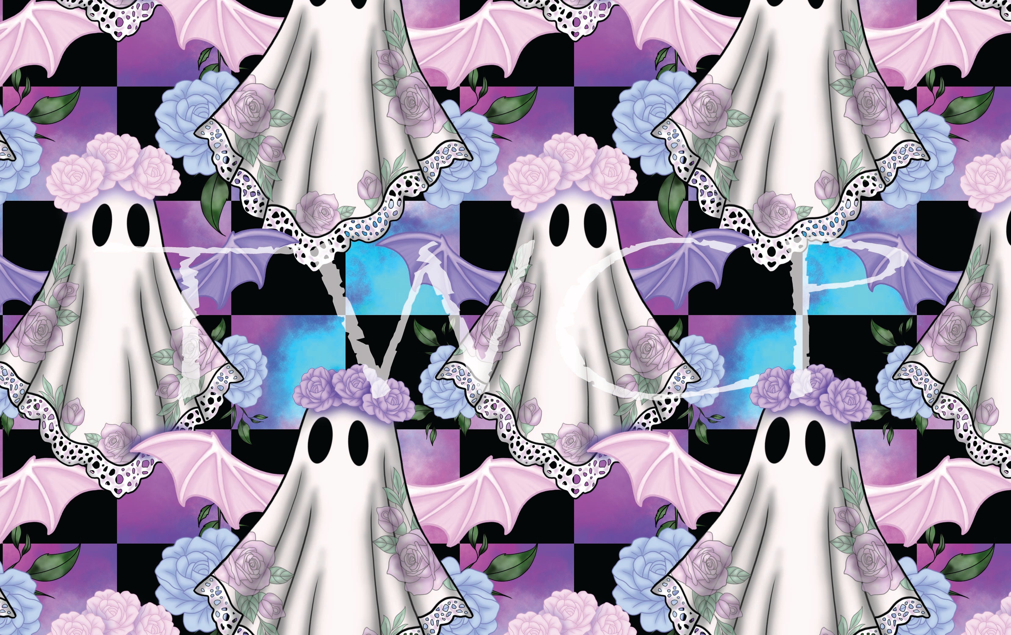 Cauldron & Quill - Bat Ghost Checkers