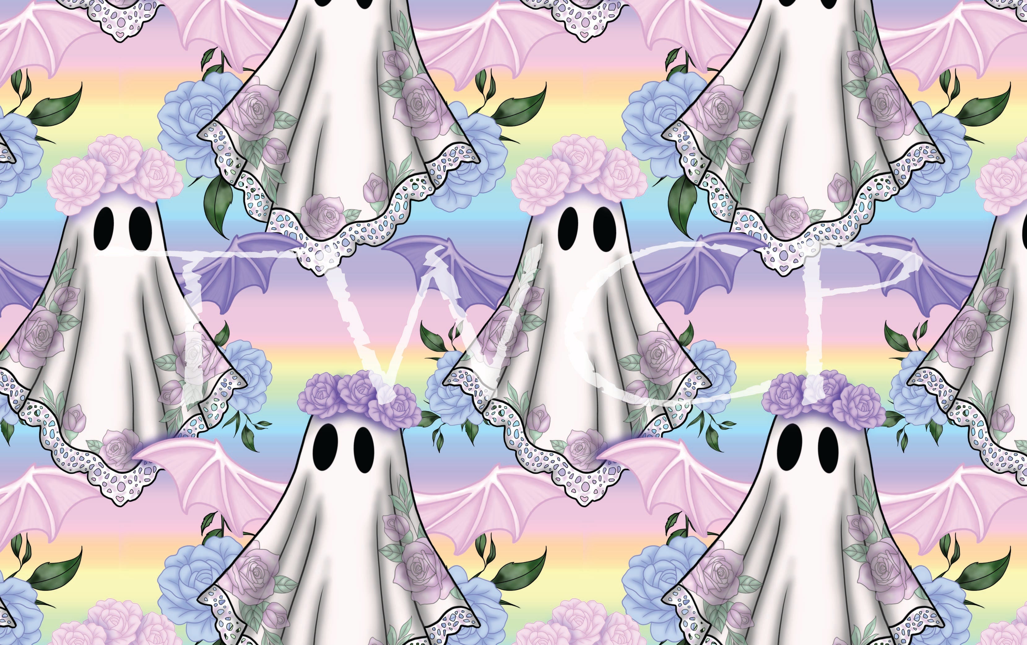 Cauldron & Quill - Bat Ghost Pastel