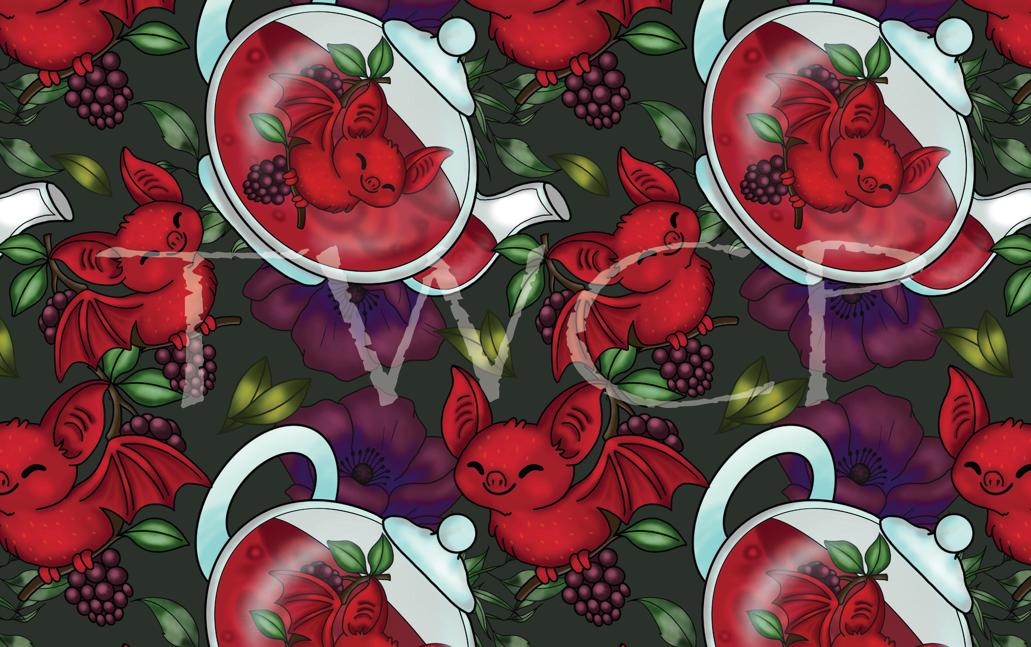 Cauldron & Quill - Batberry Tea Grey Green