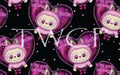 Cauldron & Quill - Be My Bubu Pink & Black