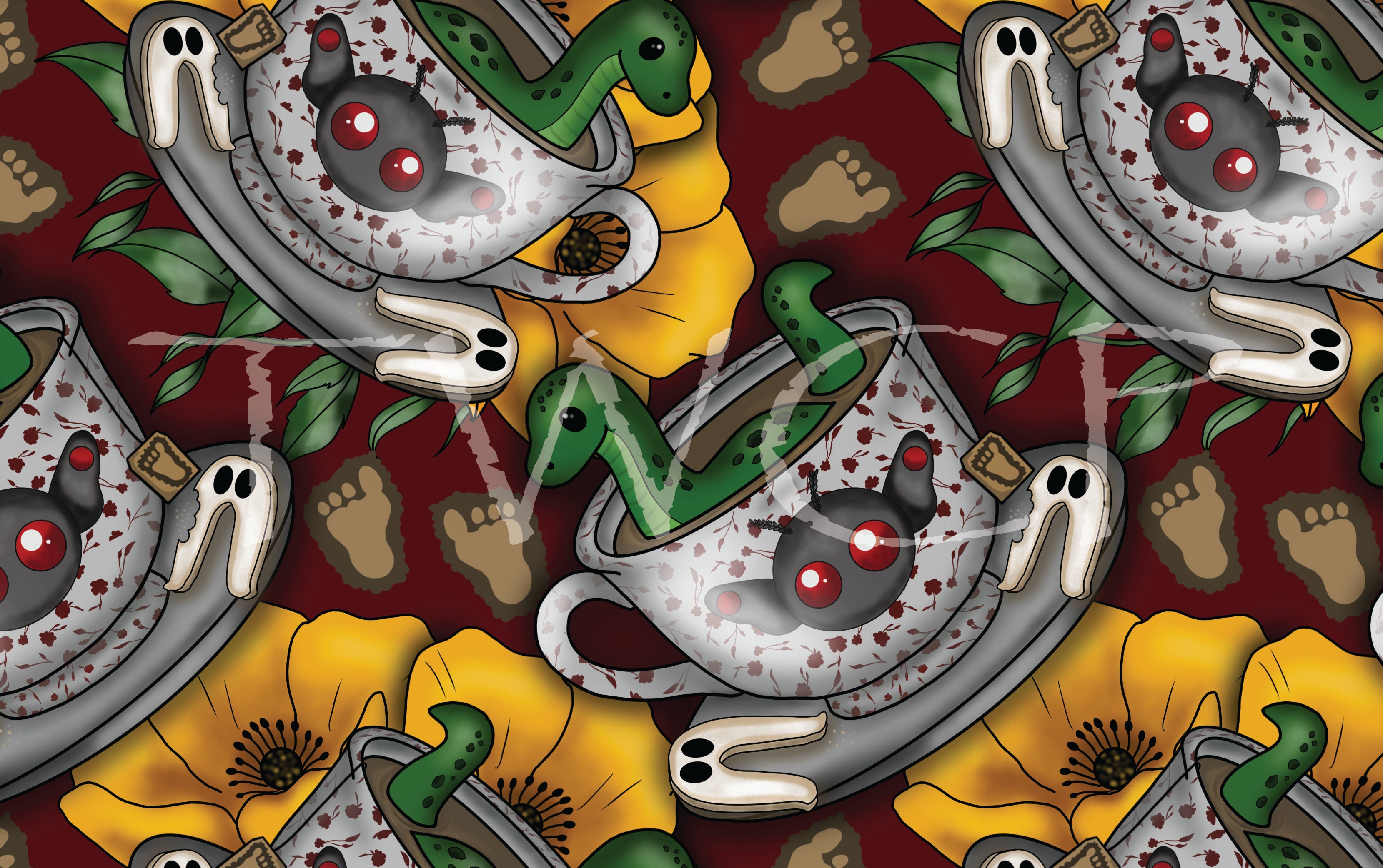 Cauldron & Quill - Cyptid Tea Red