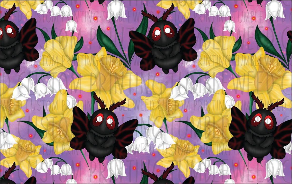 Cauldron & Quill - Floral Mothman Pink Galaxy