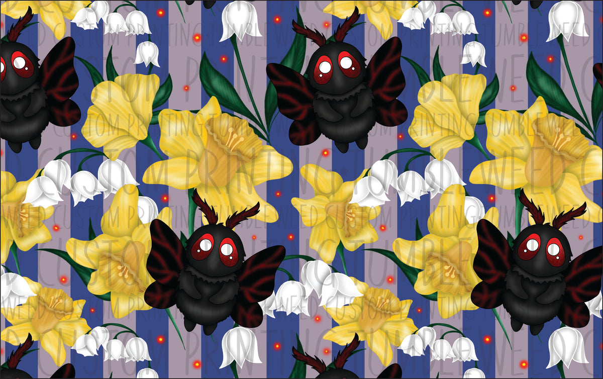 Cauldron & Quill - Floral Mothman Stripes