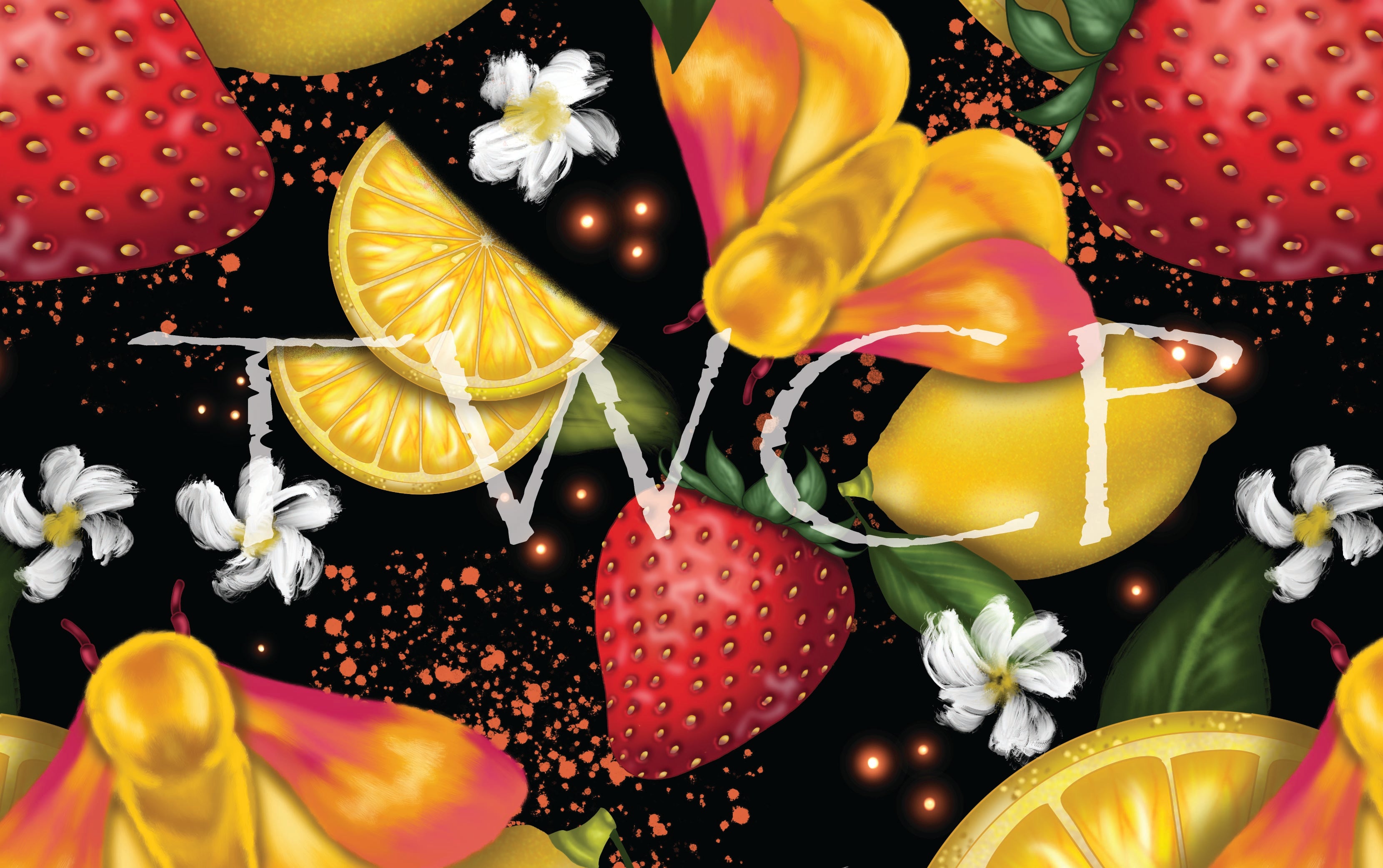 Cauldron & Quill - Fruit Fly (Moth) Strawberry & Lemon Black