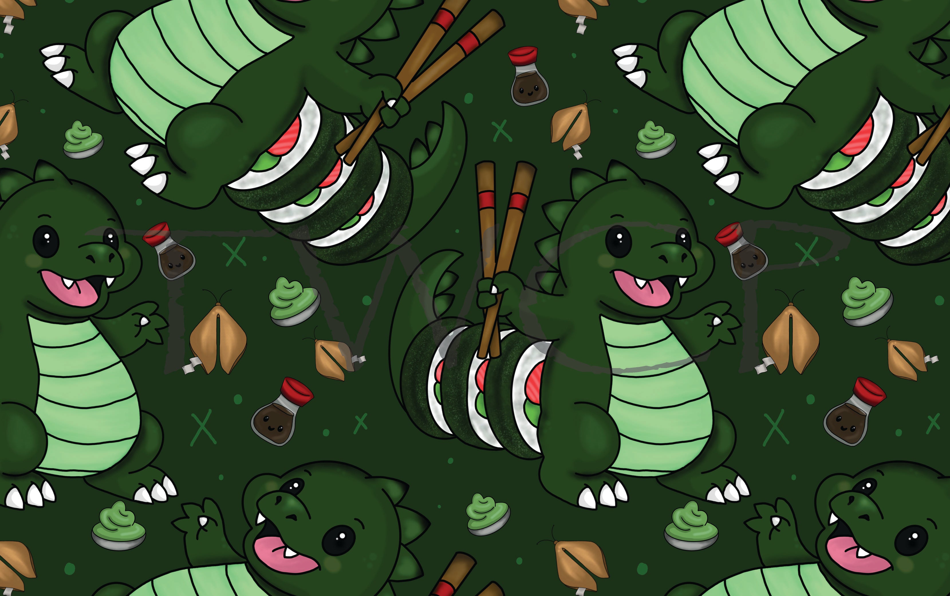 Cauldron & Quill - Godzilla Green