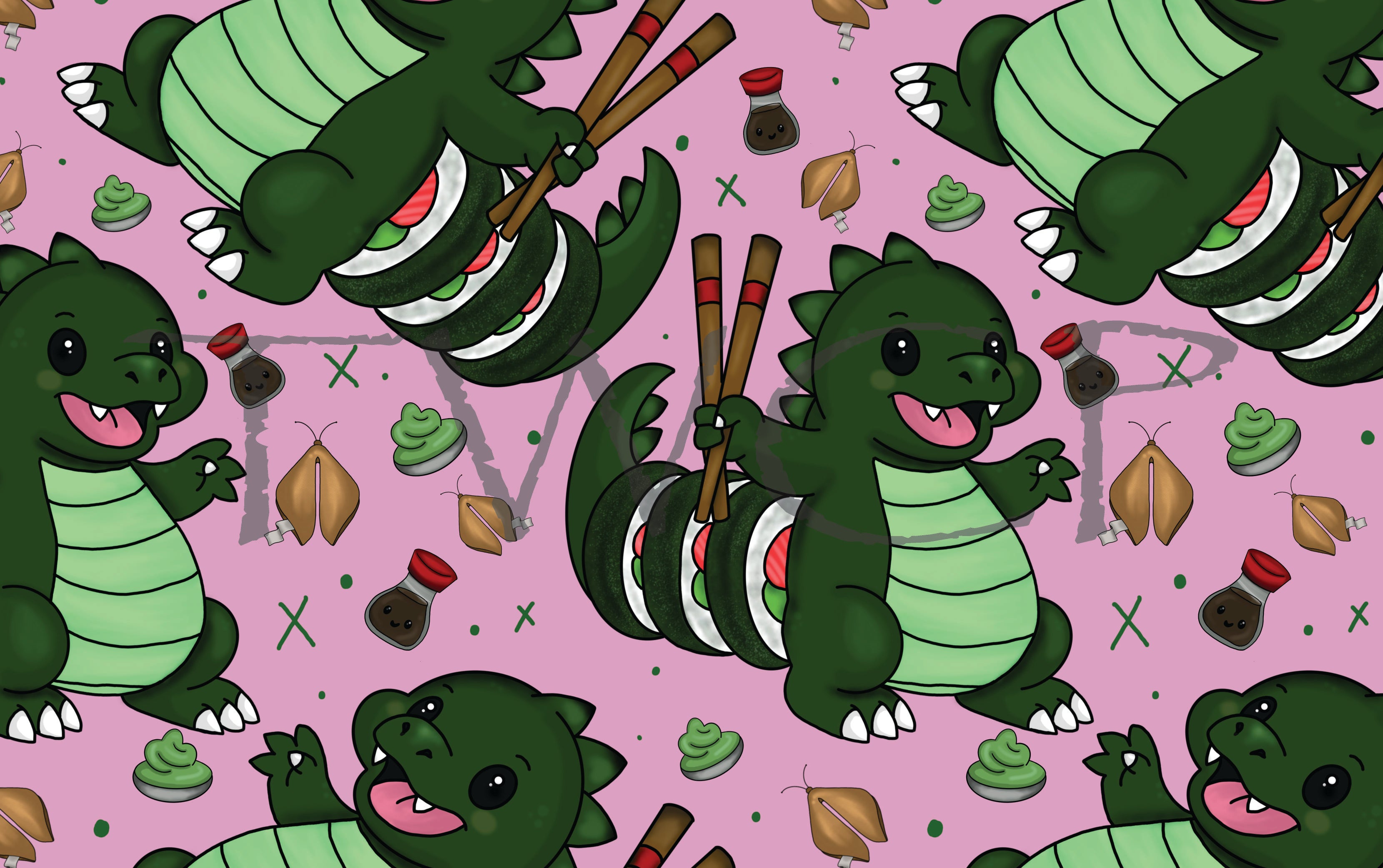 Cauldron & Quill - Godzilla Pink