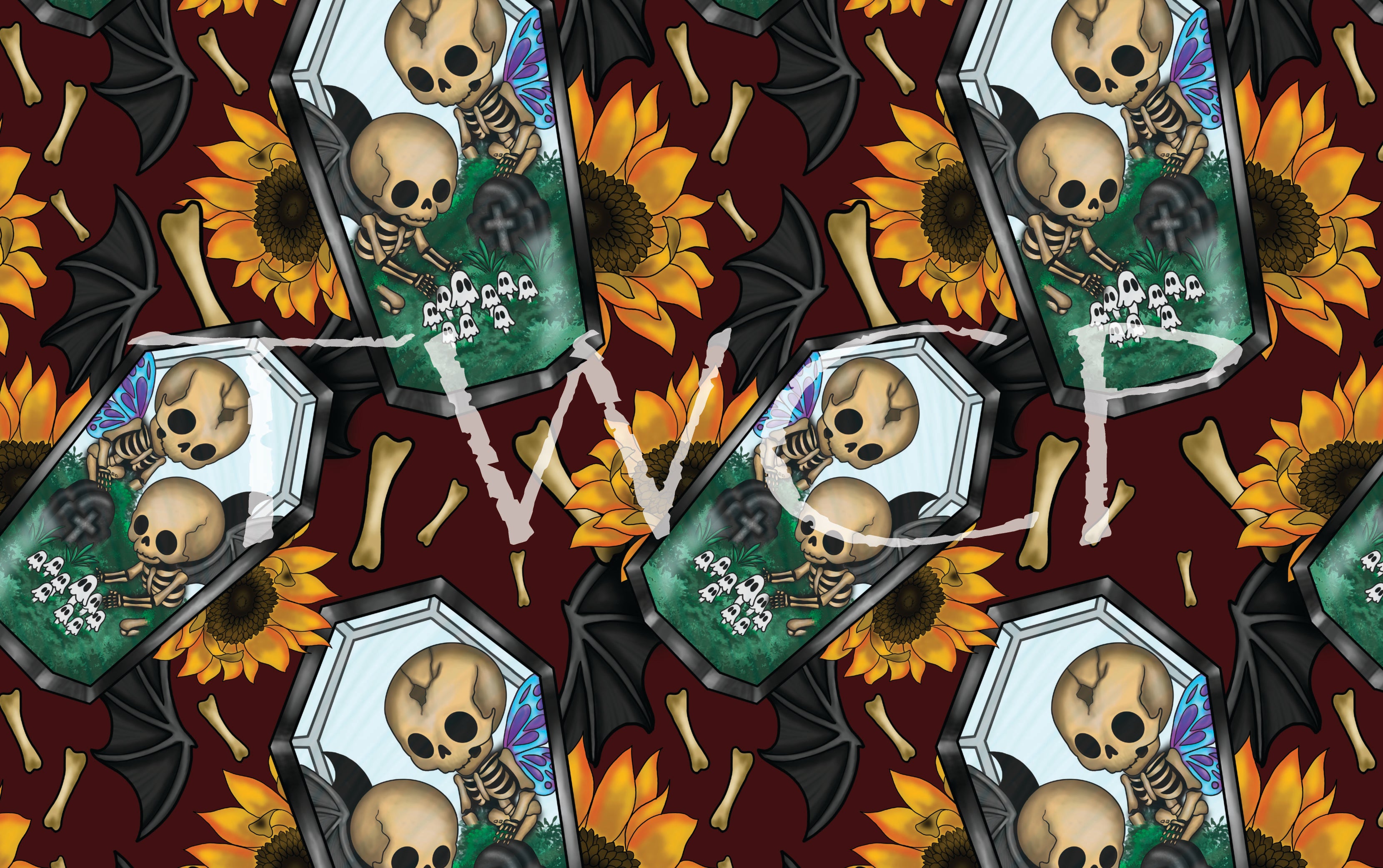 Cauldron & Quill - Graveyard Gardener Burgundy