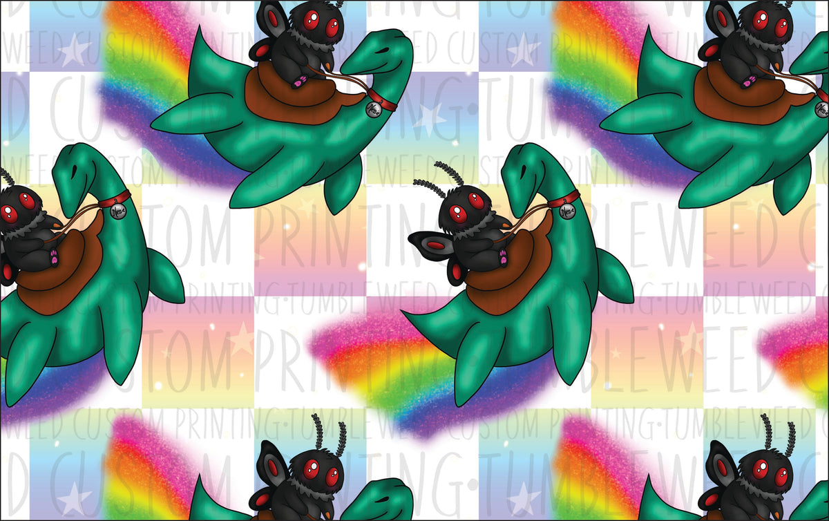 Cauldron & Quill - Nessie & Mothman Pastel Checker