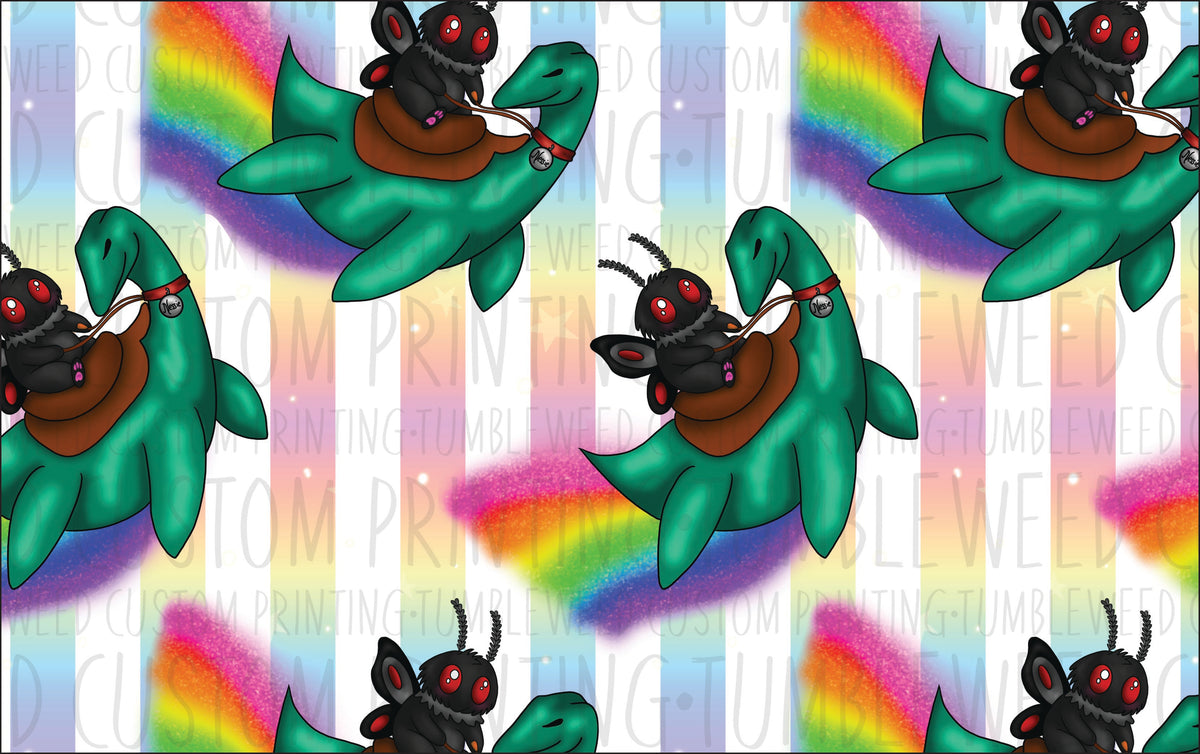 Cauldron & Quill - Nessie & Mothman Pastel Stripe