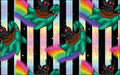 Cauldron & Quill - Nessie & Mothman Dark Stripe