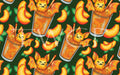 Cauldron & Quill - Peach Bat-Tea Green