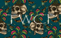 Cauldron & Quill - Skull Venus Fly Trap Teal