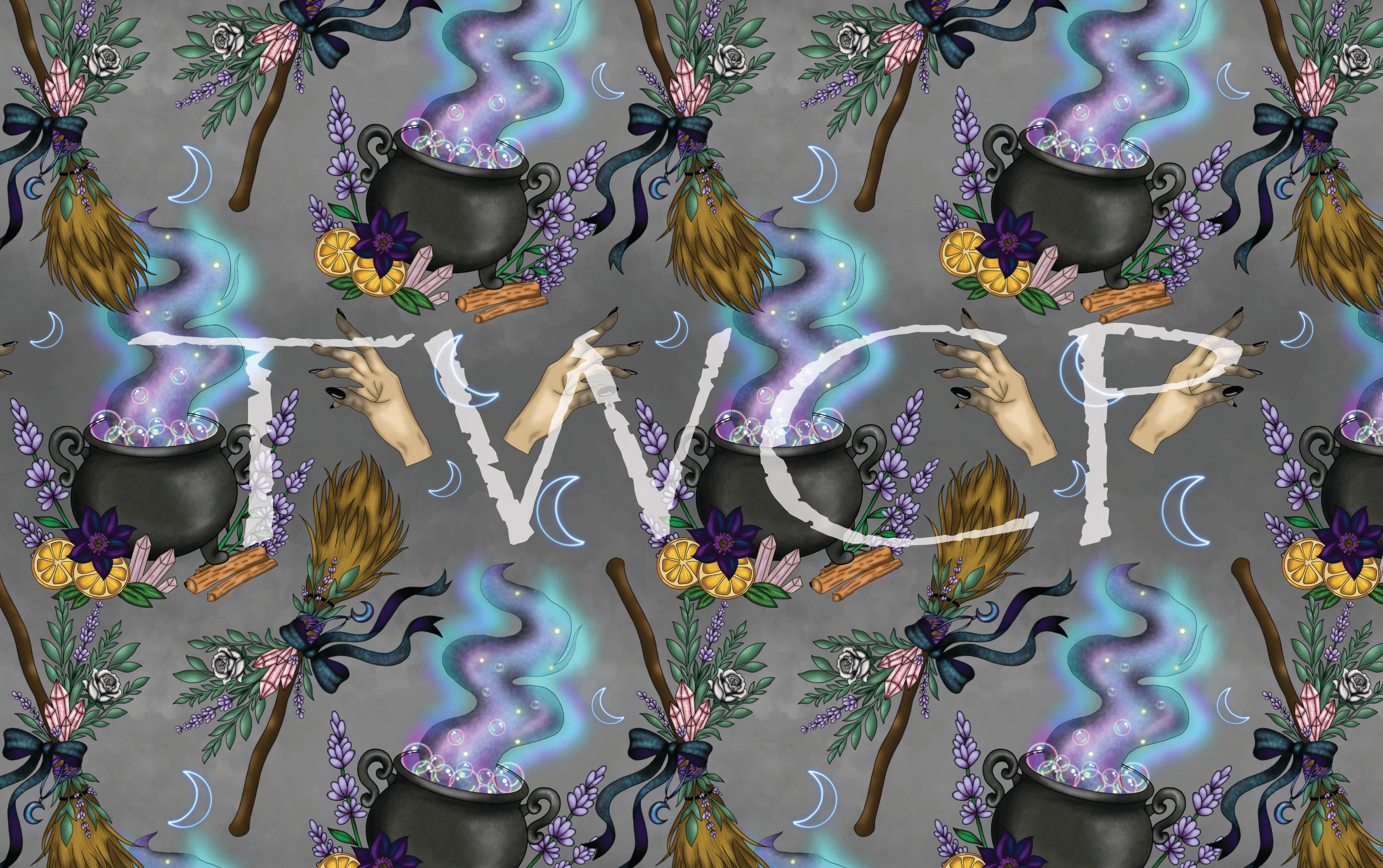 Cauldron & Quill - Witchy Grey