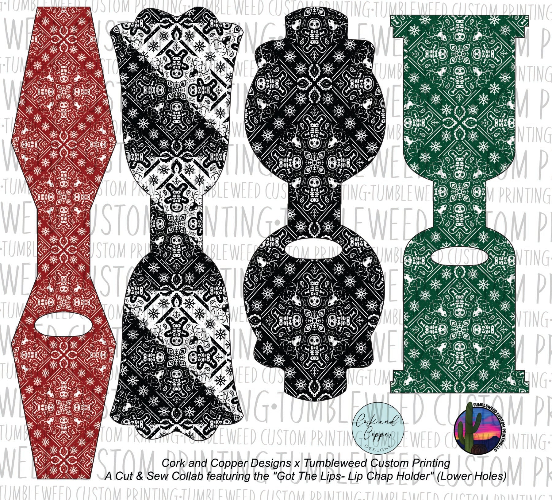 Cork & Copper Designs - Got the Lips? - Xmas-danas