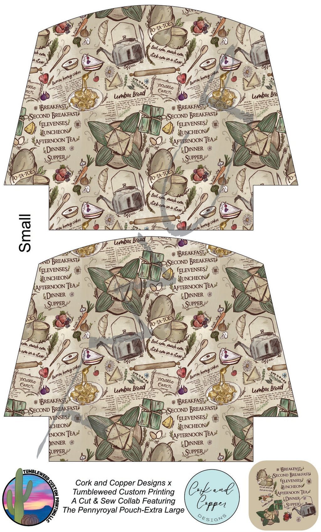 Cork & Copper Designs - The Pennyroyal Pouch - Fight for the Ring Foods