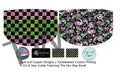 Cork & Copper Designs - The Hex Bag - Zombie Flamingos