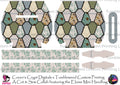Coven's Crypt Digitals - Eloise Mini Handbag - Grandmacore Coffin Patchwork