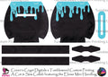 Coven's Crypt Digitals - Eloise Mini Handbag - Drip Cauldron Light Blue