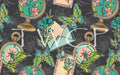 Whimsy Pixie Designs - Floral Travels Charcoal