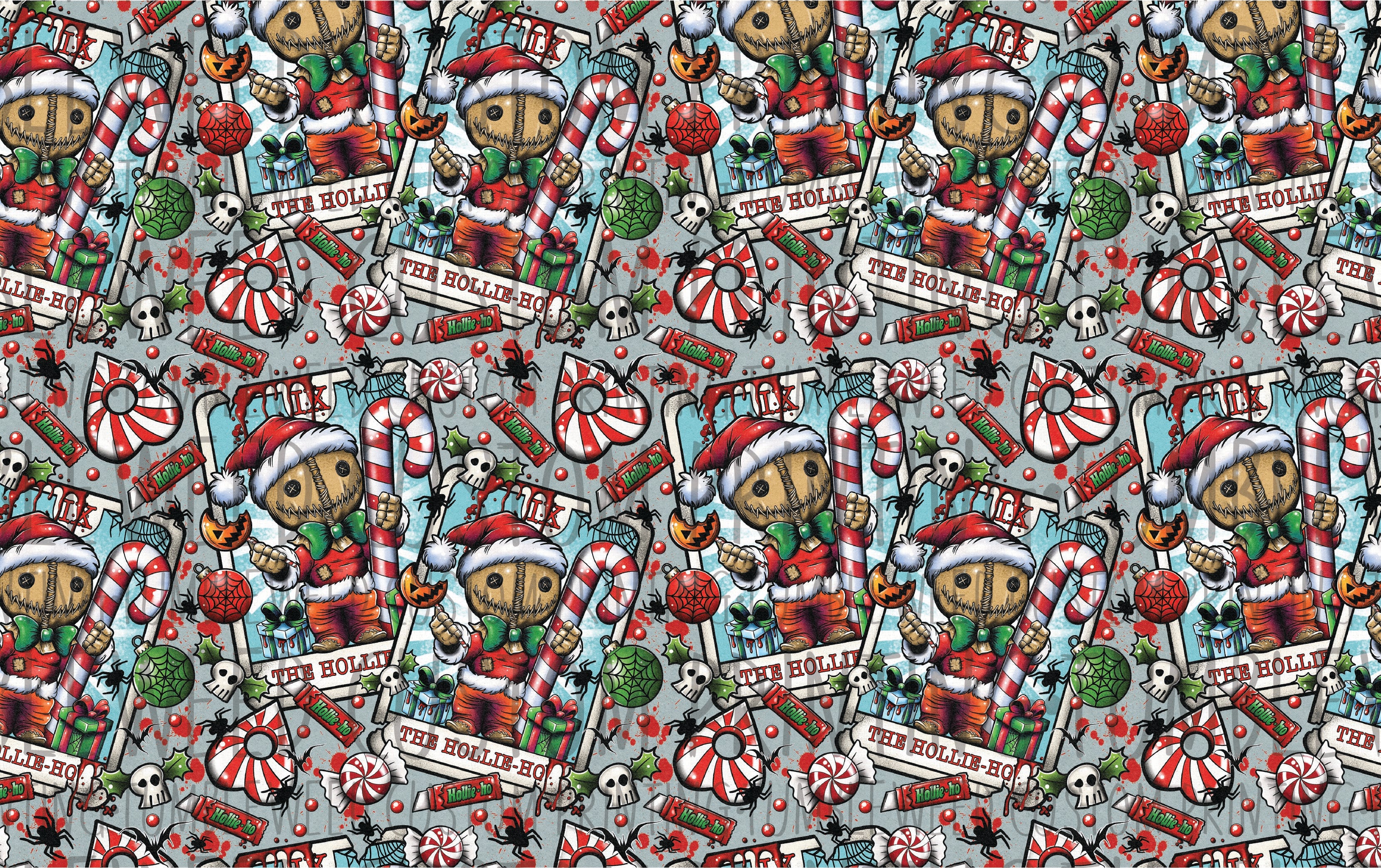 Gravitee Designs - Creepy Xmas Tarot - The Hollie-Ho
