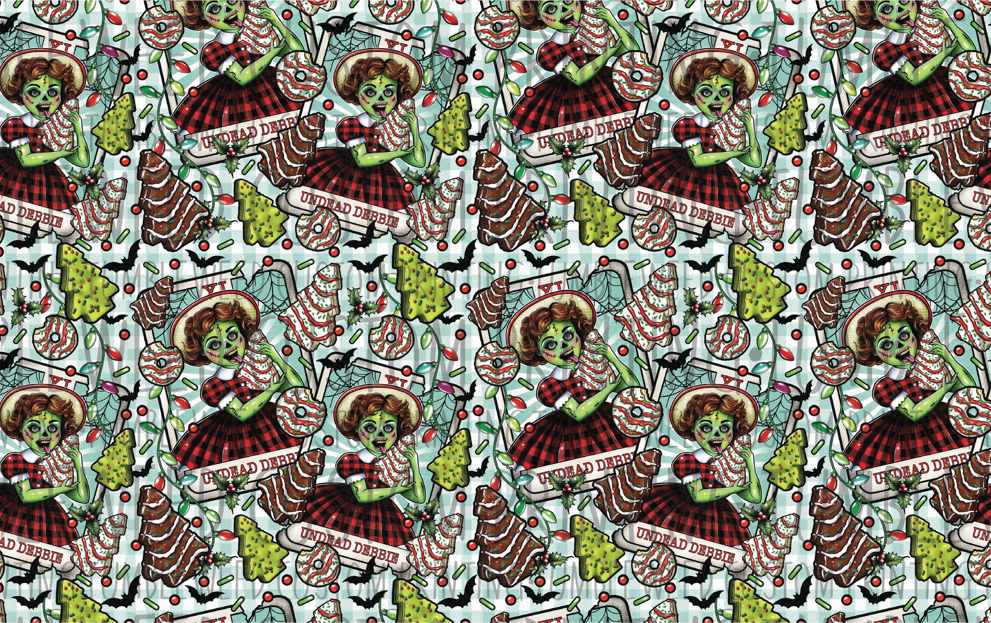 Gravitee Designs - Creepy Xmas Tarot - Undead Debbie Classic