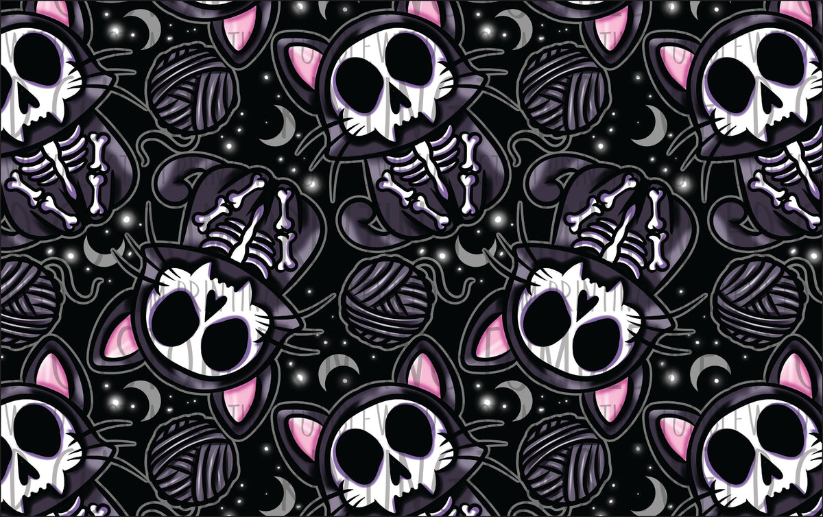 Illuminated Ink Digitals - Skelly Cat
