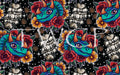 Illuminated Ink Digitals - Tattoo Triceratops Dark