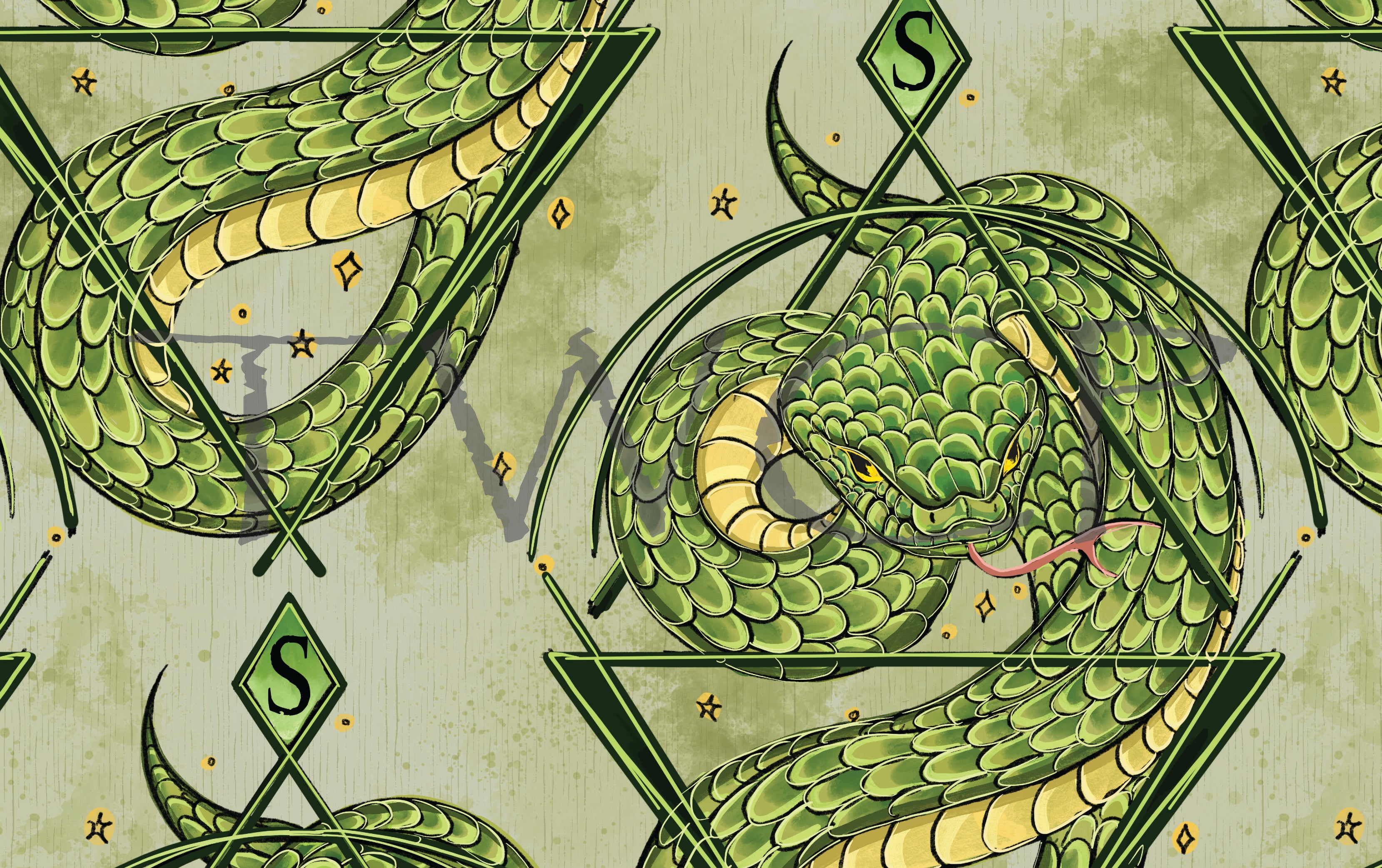 Inspired Design Illustrations - HP Snake 2