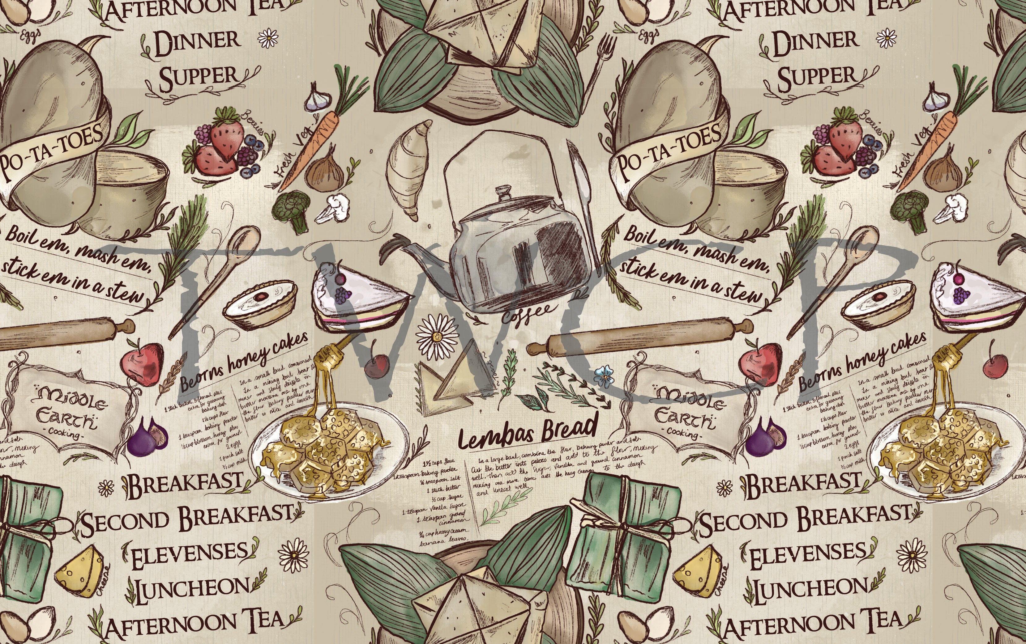 Inspired Design Illustrations - LOTR 01