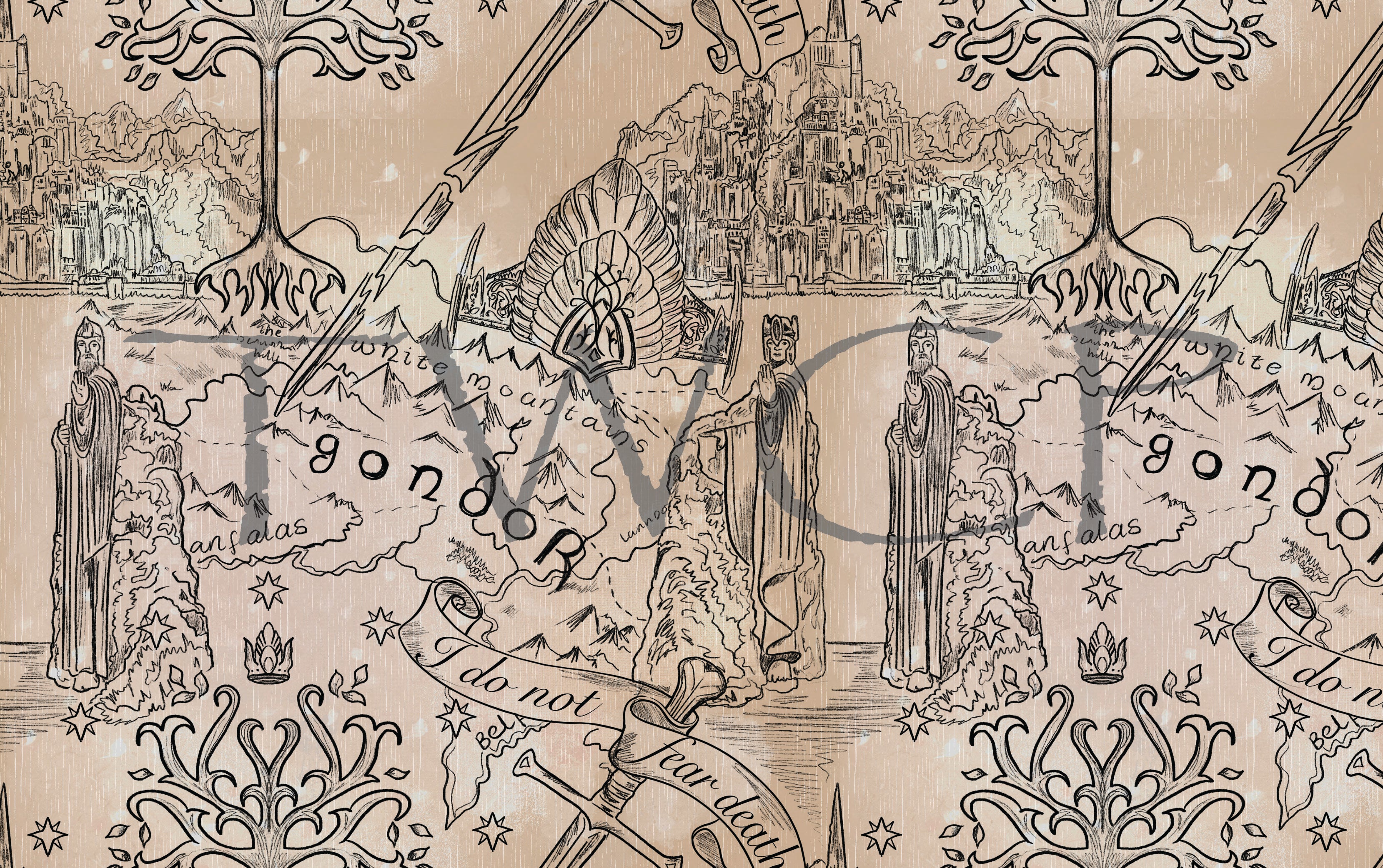 Inspired Design Illustrations - LOTR 04