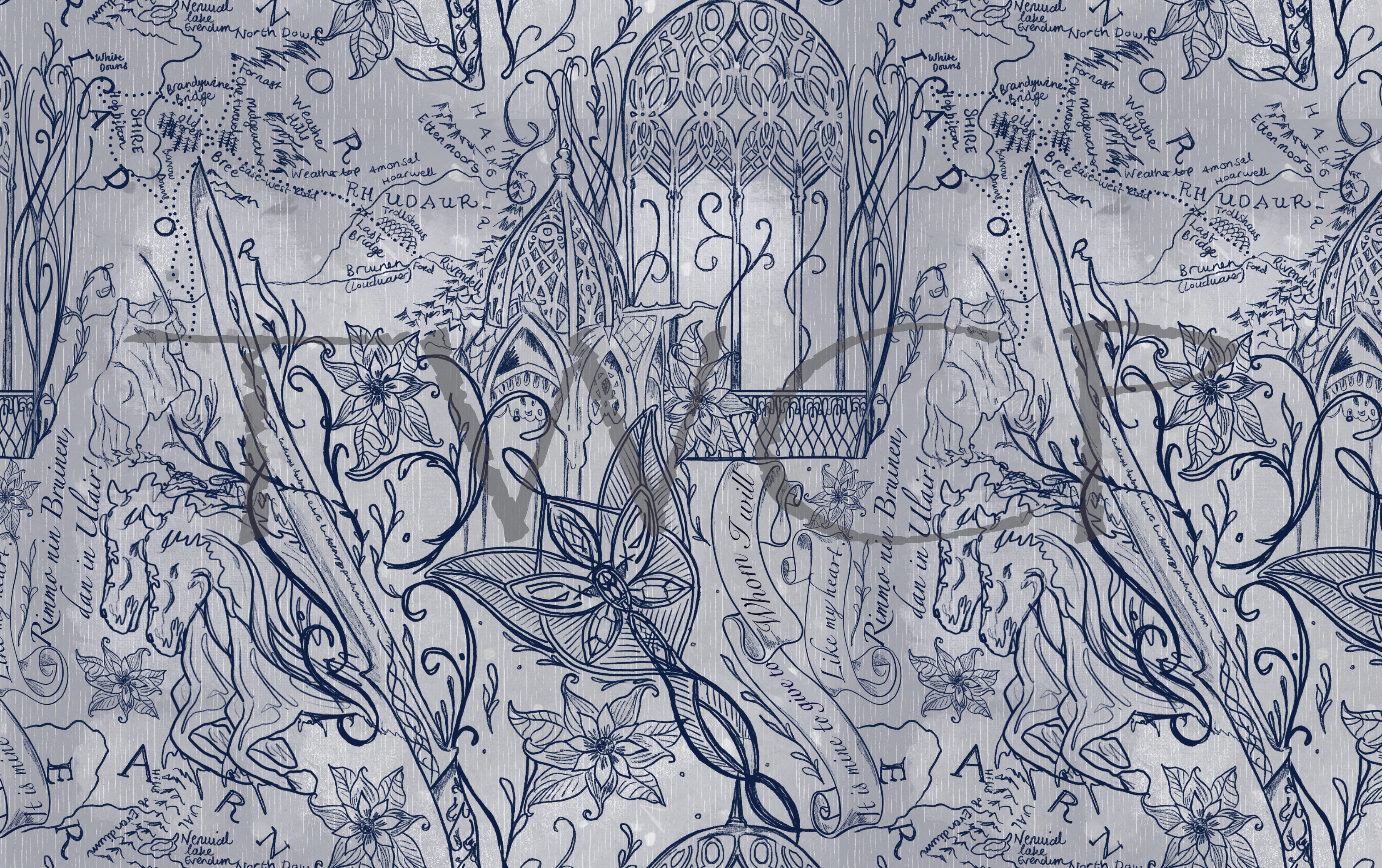 Inspired Design Illustrations - LOTR 05