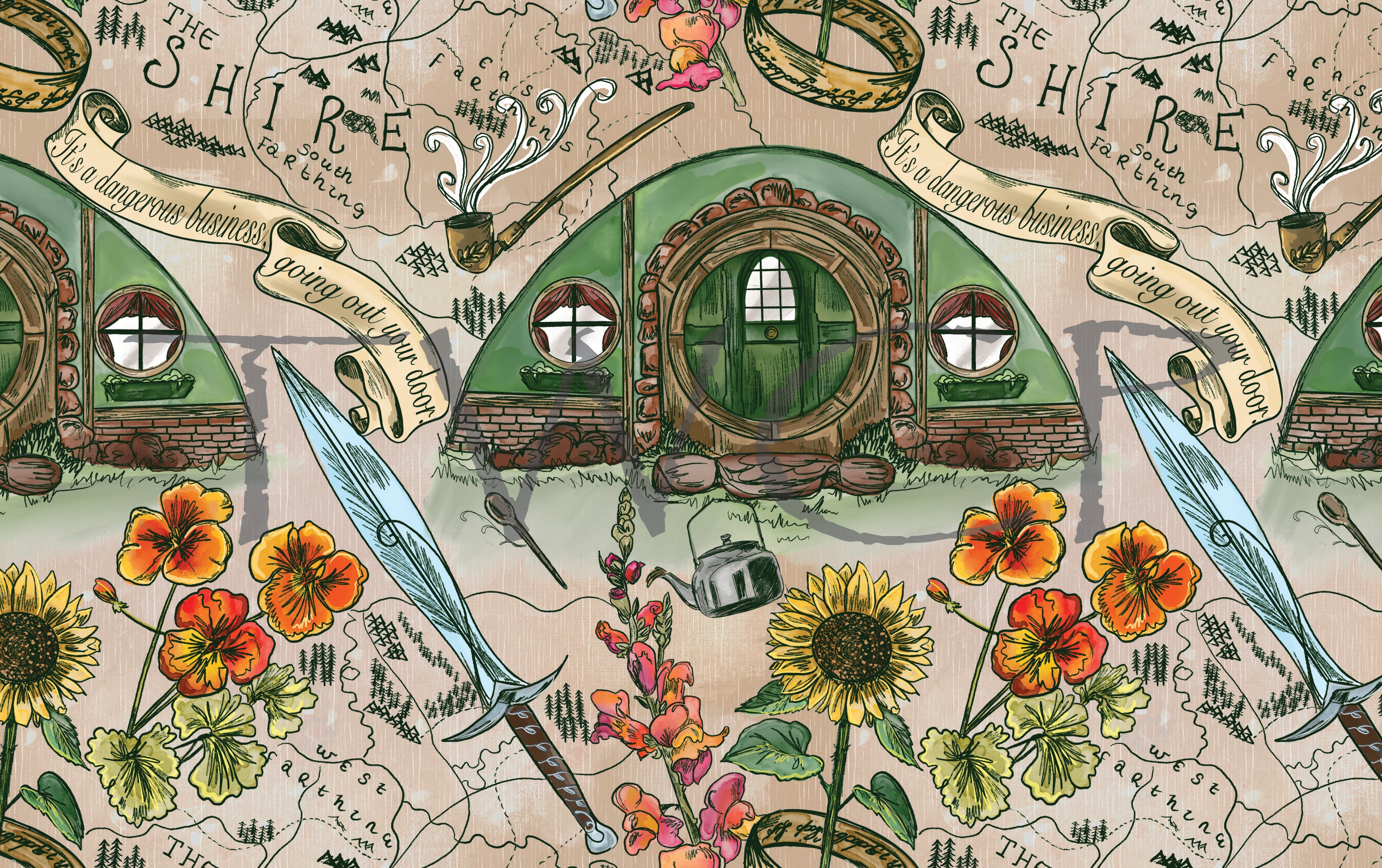 Inspired Design Illustrations - LOTR 07