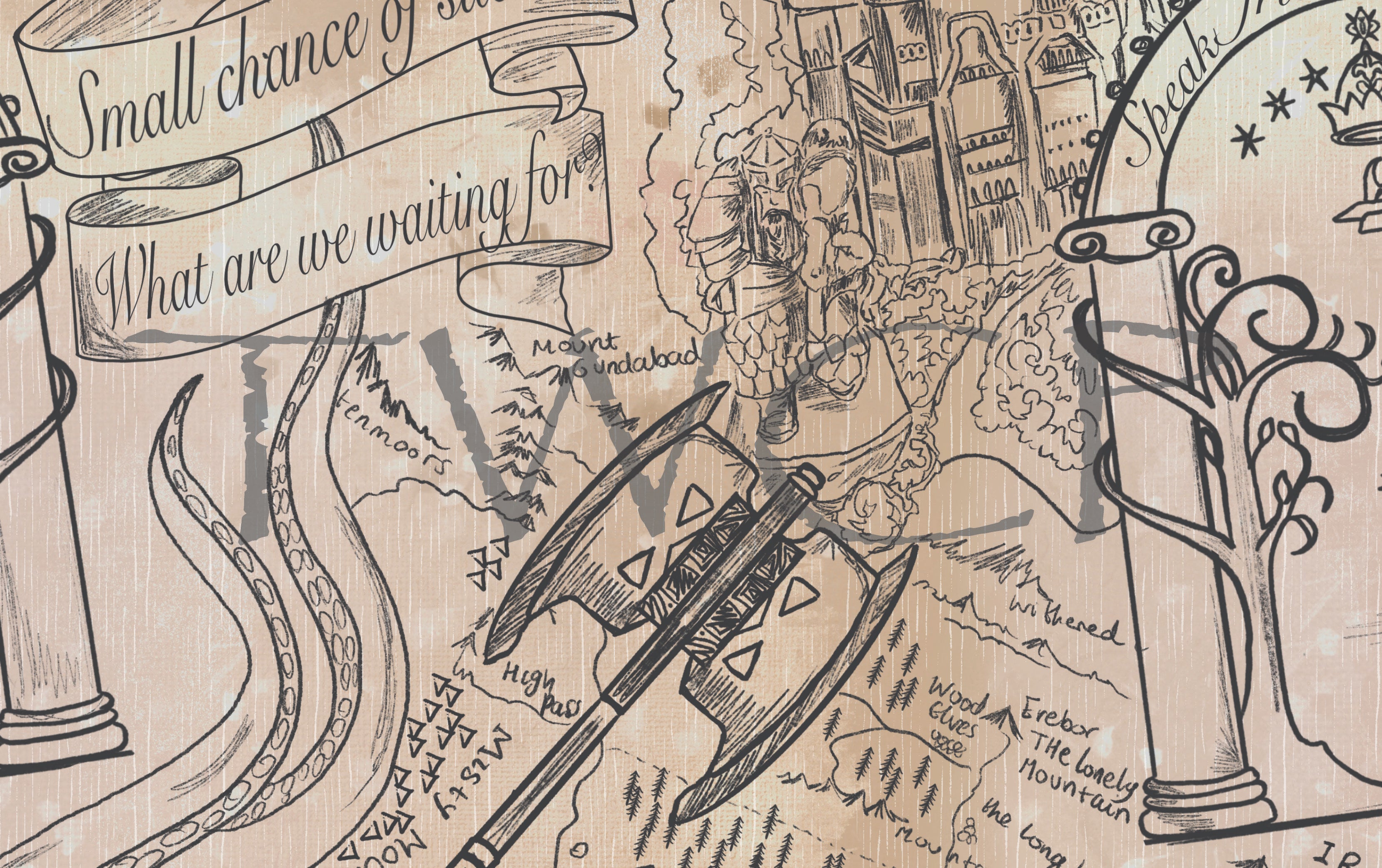 Inspired Design Illustrations - LOTR 08
