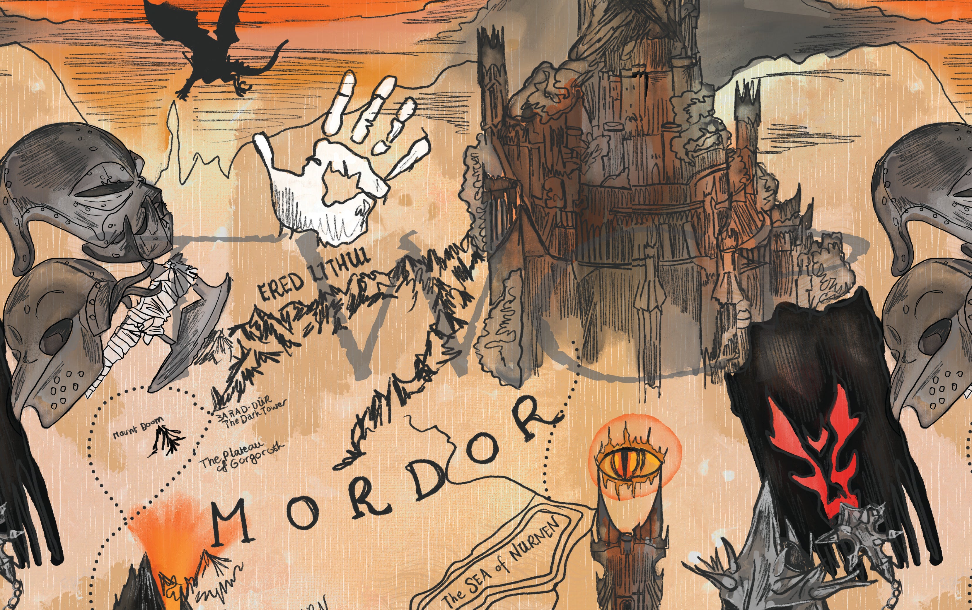 Inspired Design Illustrations - LOTR 10