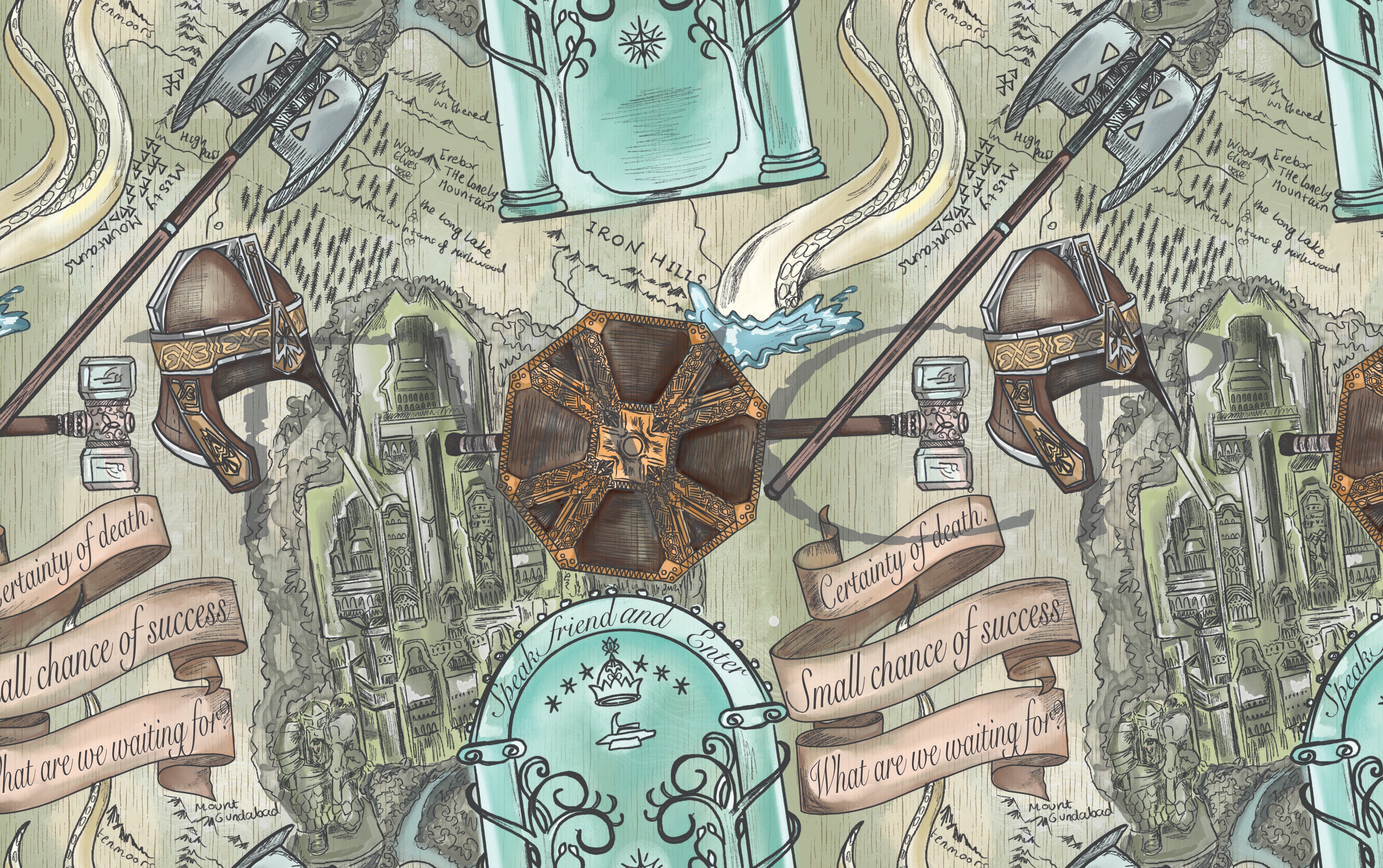 Inspired Design Illustrations - LOTR 13